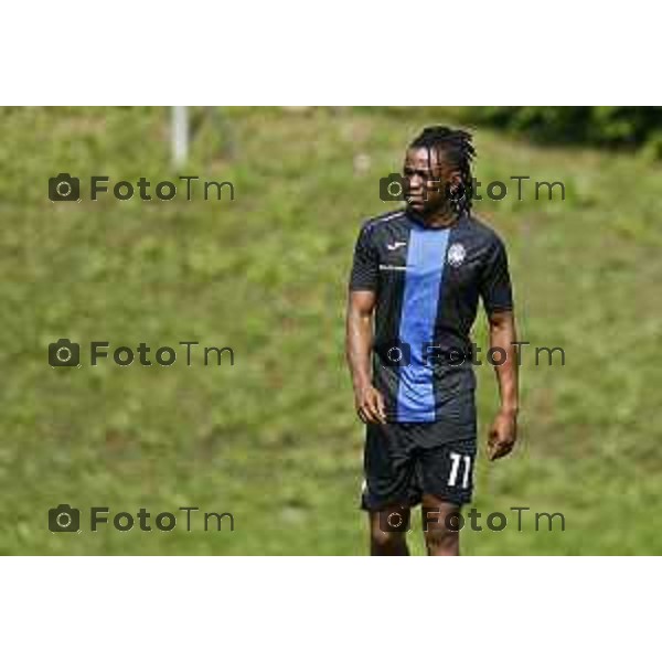 Tiziano Manzoni/LaPresse 17-07- 2024 Bergamo, Italia CronacaClusone Bg Amichevole Atalanta prima uscita 2024 Lookman Ademola