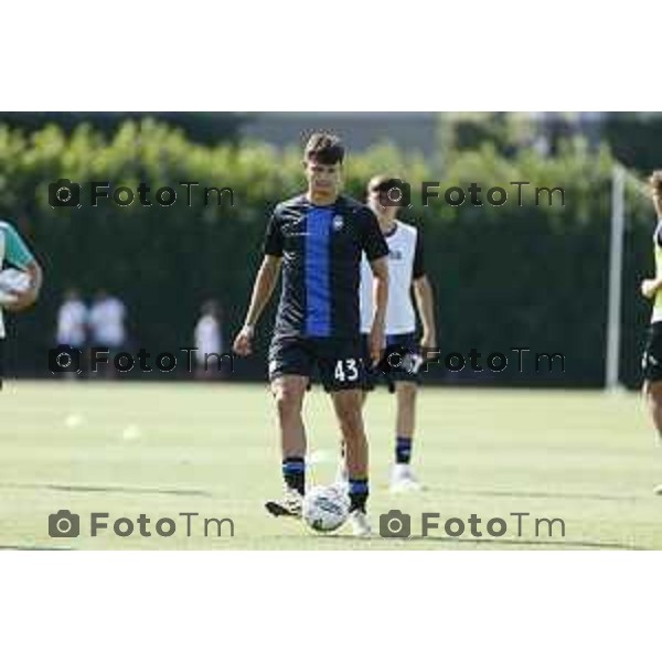 Tiziano Manzoni/LaPresse 20--07- 2024 Bergamo, Italia Cronaca Zanica Bg allenamento con partita Atalanta Luglio 2024