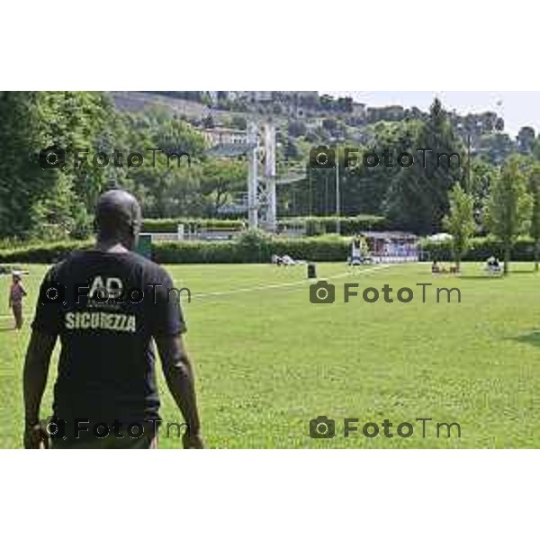 Tiziano Manzoni/LaPresse 26--06- 2024 Bergamo, Italia Cronaca Bergamo Bergamo centro sportivo italcementi piscine e colonnine elettriche .