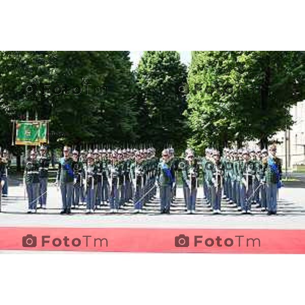 Tiziano Manzoni/LaPresse 29-07- 2024 Bergamo, Italia Cronaca Bergamo insediato ufficialmente il generale Cosimo Di Gesù, nuovo comandante dell’Accademia della Guardia di Finanza