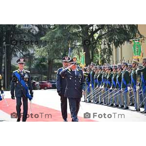 Tiziano Manzoni/LaPresse 29-07- 2024 Bergamo, Italia Cronaca Bergamo insediato ufficialmente il generale Cosimo Di Gesù, nuovo comandante dell’Accademia della Guardia di Finanza