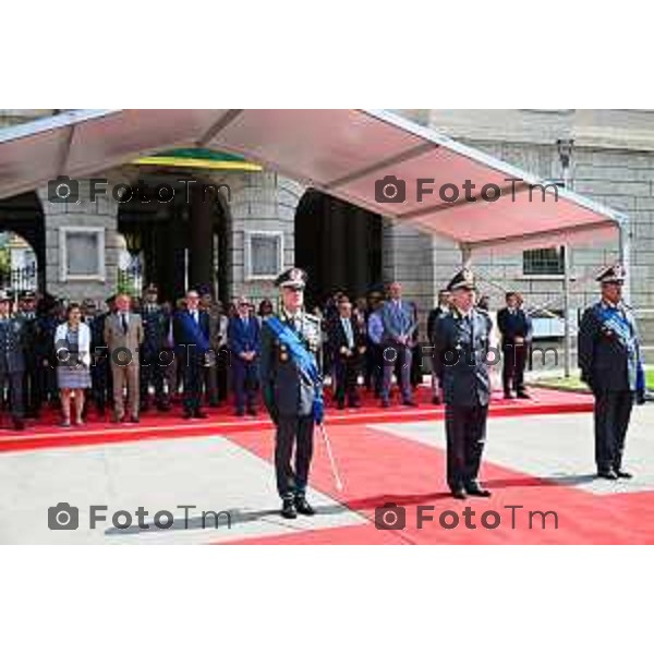 Tiziano Manzoni/LaPresse 29-07- 2024 Bergamo, Italia Cronaca Bergamo insediato ufficialmente il generale Cosimo Di Gesù, nuovo comandante dell’Accademia della Guardia di Finanza