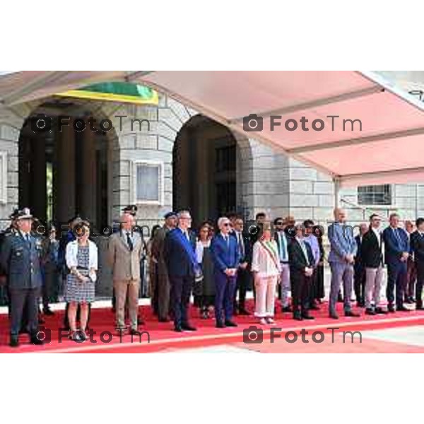 Tiziano Manzoni/LaPresse 29-07- 2024 Bergamo, Italia Cronaca Bergamo insediato ufficialmente il generale Cosimo Di Gesù, nuovo comandante dell’Accademia della Guardia di Finanza