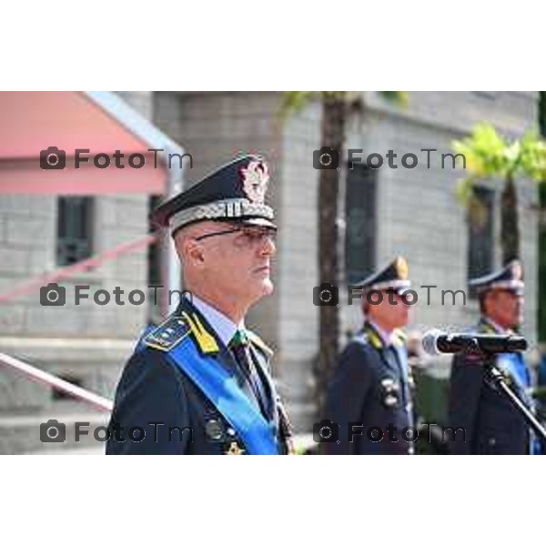 Tiziano Manzoni/LaPresse 29-07- 2024 Bergamo, Italia Cronaca Bergamo insediato ufficialmente il generale Cosimo Di Gesù, nuovo comandante dell’Accademia della Guardia di Finanza