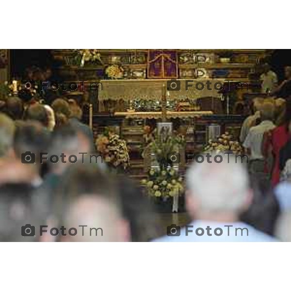 Tiziano Manzoni/LaPresse 03 -05- 2024 Bergamo, Italia Cronaca Bottanuco Bg Funerale di Sharon Verzeni uccisa a Terno d\'Isola