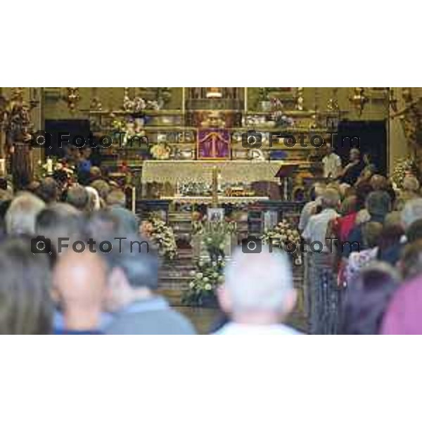Tiziano Manzoni/LaPresse 03 -05- 2024 Bergamo, Italia Cronaca Bottanuco Bg Funerale di Sharon Verzeni uccisa a Terno d\'Isola