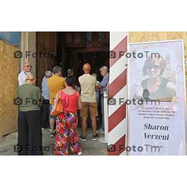 Tiziano Manzoni/LaPresse 03 -05- 2024 Bergamo, Italia Cronaca Bottanuco Bg Funerale di Sharon Verzeni uccisa a Terno d\'Isola