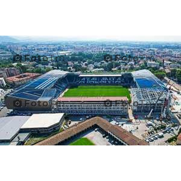 Tiziano Manzoni/LaPresse 3- 08 2024 Bergamo, Italia Cronaca Bergamo Bergamo stadio fine lavori gewis stadium ex brumana .