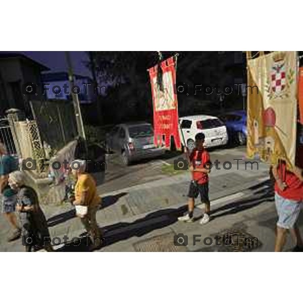 Tiziano Manzoni/LaPresse 7-08- 2024 Bergamo, Italia Cronaca Bergamo Terno D\'Isola preghiera per Sharon Verzeni