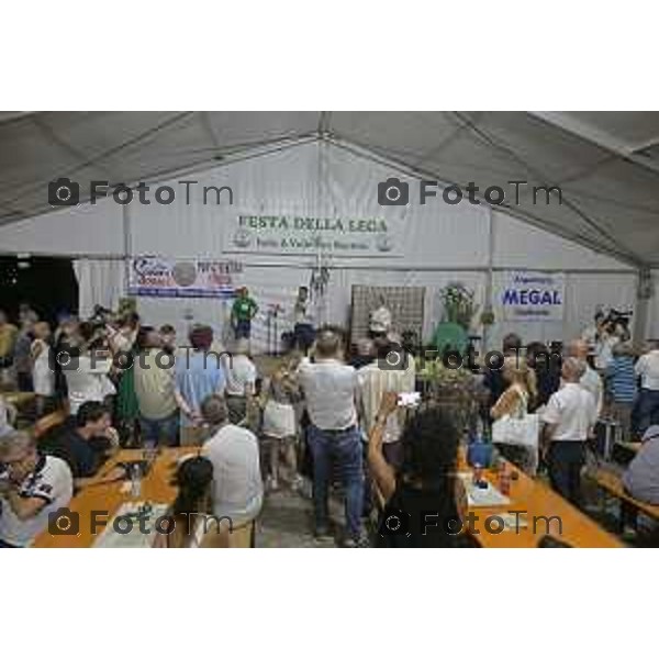 Tiziano Manzoni/LaPresse 10-08- 2024 Bergamo, Italia CronacaPontida Bergamo Generale Roberto Vannacci alla festa della Lega 2024