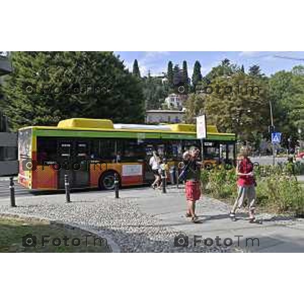 Tiziano Manzoni/LaPresse 14--06- 2024 Bergamo, Italia Cronaca Bergamo Bergamo 14 agosto turisti gente città ferragosto