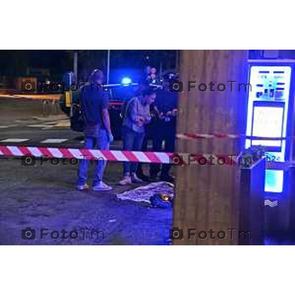 Tiziano Manzoni/LaPresse 20-08- 2024 Bergamo, Italia Cronaca Omicidio Casazza, 37 enne ucciso a botte fuori da un bar. Mykola Ivasiuk, ucraino di Leopoli