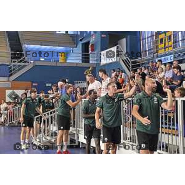 Tiziano Manzoni/LaPresse 20-08- 2024 Bergamo, Italia CronacaTreviglio Brianza Basket palafacchetti presentazione squadra