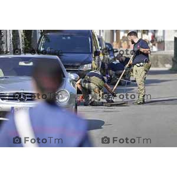 Tiziano Manzoni/LaPresse 28-08- 2024 Bergamo, Italia Cronaca Nera Sharon VerzeniTerno D\'Isola BG Omicidio Sharon Verzeni ricerca arma delitto