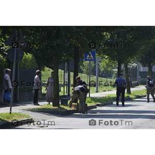 Tiziano Manzoni/LaPresse 29-08- 2024 Bergamo, Italia Cronaca Nera Sharon VerzeniTerno D\'Isola BG Omicidio Sharon Verzeni ricerca arma delitto