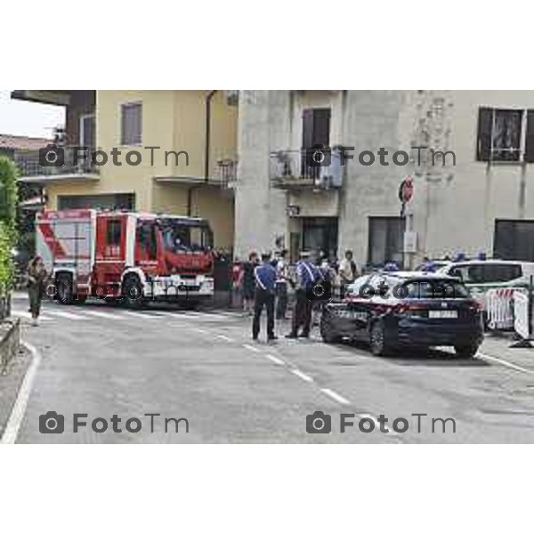 Tiziano Manzoni/LaPresse 03-08- 2024 Bergamo, Italia Cronaca Nera Suisio BG Omicidio Sharon Verzeni RIS nella casa occupata di Moussa Sangare