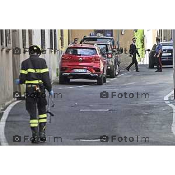 Tiziano Manzoni/LaPresse 03-08- 2024 Bergamo, Italia Cronaca Nera Suisio BG Omicidio Sharon Verzeni RIS nella casa occupata di Moussa Sangare