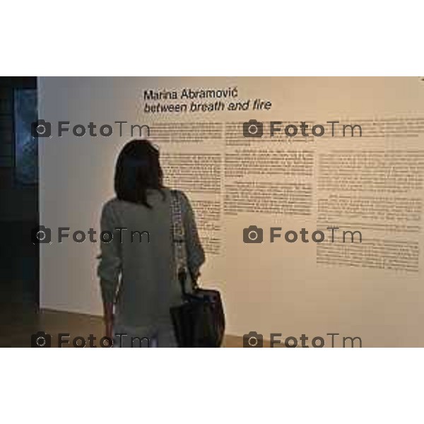 Tiziano Manzoni/LaPresse 14-09- 2024 Bergamo, Italia cronaca l\'installazione cinematografica Seven Deaths Marina Abramović ha dedicato a Maria Callas gres art 671,