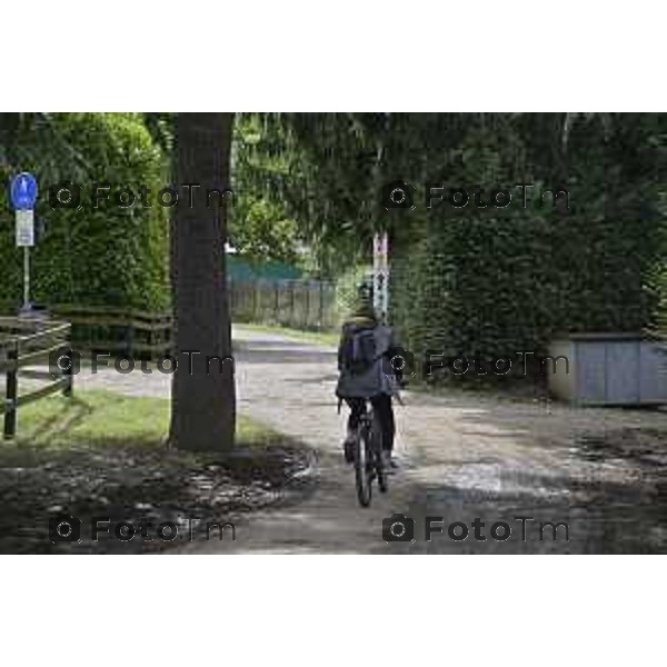 Tiziano Manzoni/LaPresse 14-09- 2024 Bergamo, Italia Cronaca Bergamo a una settimana dall\'alluvione del torrente Morla via Cameroni Famiglie che hanno subito allagamento