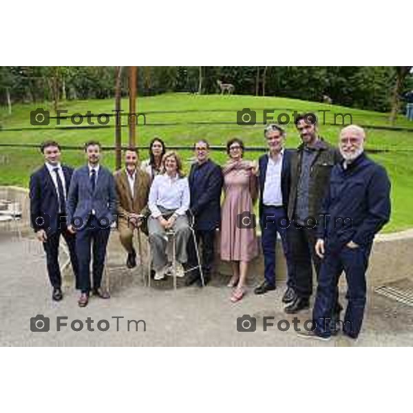 Tiziano Manzoni/LaPresse 18-09- 2024 Bergamo, Italia Cronaca aprono al pubblico, I Giardini PwC il camminamento ll Bù Bistrot in Accademia Carrara.