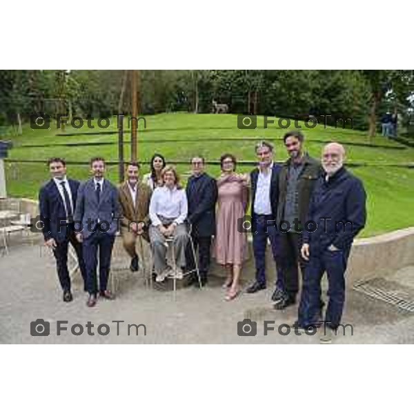 Tiziano Manzoni/LaPresse 18-09- 2024 Bergamo, Italia Cronaca aprono al pubblico, I Giardini PwC il camminamento ll Bù Bistrot in Accademia Carrara.