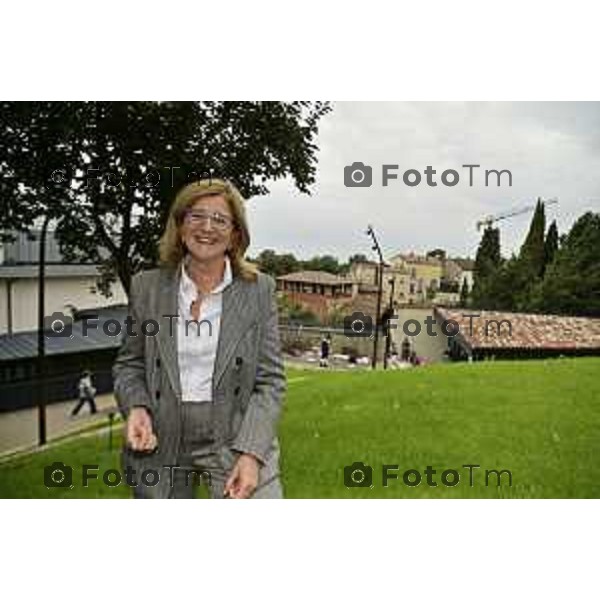 Tiziano Manzoni/LaPresse 18-09- 2024 Bergamo, Italia Cronaca aprono al pubblico, I Giardini PwC il camminamento ll Bù Bistrot in Accademia Carrara.