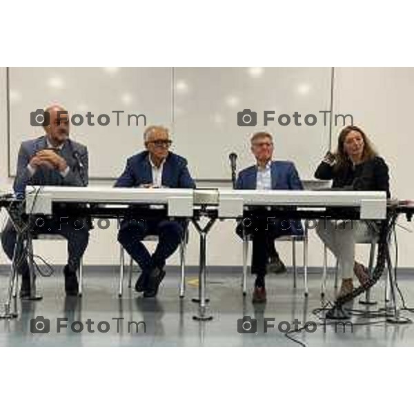 Tiziano Manzoni/LaPresse 19-09- 2024 Bergamo, Italia Cronaca Presentazione di Emilio Bellingardi, nuovo amministratore unico di Ateneo Bergamo S.p.A.