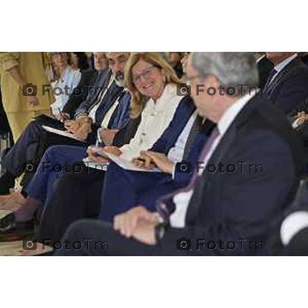 Tiziano Manzoni/LaPresse 19-09- 2024 Bergamo, Italia Cronaca Bergamo kilometrorosso Stezzano Luciano Fontana Intervista Mario Draghi 2024