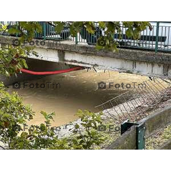 Tiziano Manzoni/LaPresse 9-09-2024 Bergamo, Italia Cronaca Alluvione esondazione della Morla.via Baioni Nava Andrea