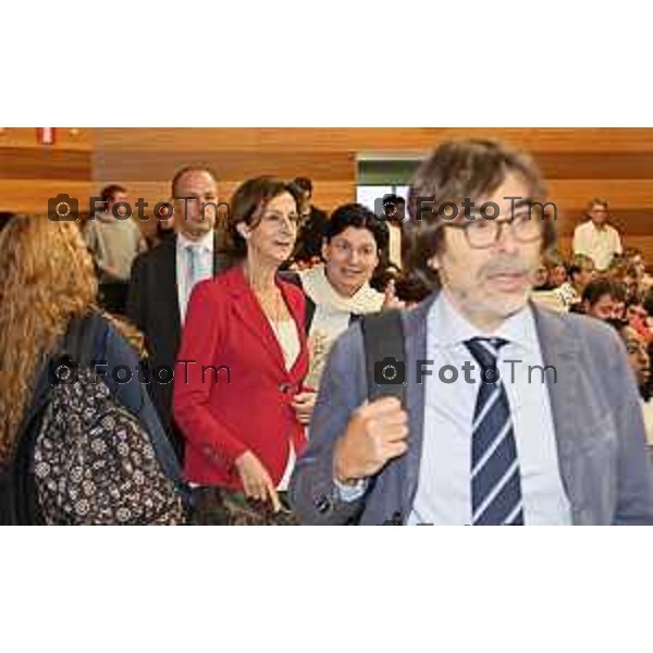 Tiziano Manzoni/LaPresse 24-09- 2024 Bergamo, Italia Cronaca Marta Cartabia ospite all\'inaugurazione dei corsi di laurea giuridici di UniBg ’inaugurazione dei corsi giuridici per l\'anno accademico 2024-2025: ospite speciale sarà la prof.ssa Marta Cartabia, Ordinaria di diritto costituzionale all’Università Bocconi e Presidente emerita della Corte costituzionale, che terrà la lectio “Nelle forme e nei limiti della Costituzione”.