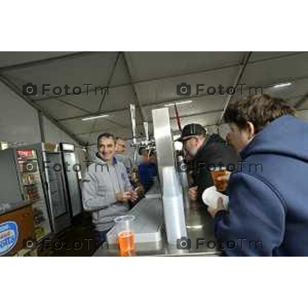 Pontida Bergamo raduno dei militanti leghisti sul sacro suolo di Pontida Matteo Salvini Viktor Orban Tiziano Manzoni/LaPresse 06-10- 2024 Bergamo, Italia Cronaca Politica