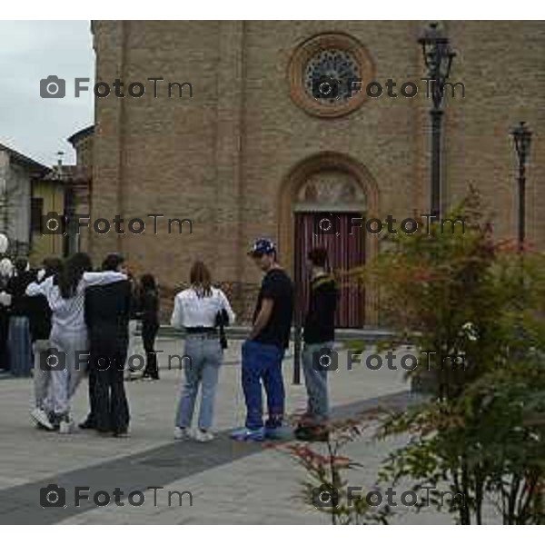 Tiziano Manzoni/LaPresse 14-10- 2024 Bergamo, Italia Cronaca Mozzanica Camera ardente di Ester Raimondi 2024