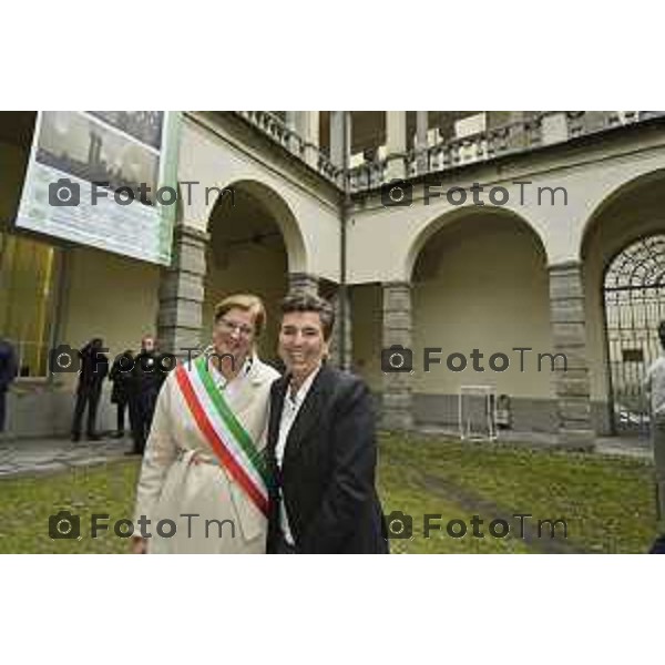 Tiziano Manzoni/LaPresse 17-10- 2024 Bergamo, Italia Cronaca conferenza stampa avvio restauro ex Convento della Maddalena a Bergamo