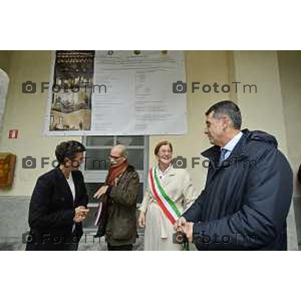 Tiziano Manzoni/LaPresse 17-10- 2024 Bergamo, Italia Cronaca conferenza stampa avvio restauro ex Convento della Maddalena a Bergamo