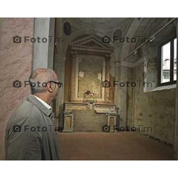 Tiziano Manzoni/LaPresse 19-10- 2024 Bergamo, Italia Cronaca Bergamo L’ex Chiesa di San Rocco accoglie la sua prima mostra con l’artista Wilfredo Prieto Interverranno: Francesco Valesini, assessore al patrimonio; Sergio Gandi, assessore alla cultura; Edoardo De Cobelli, Associazione Spazio Volta