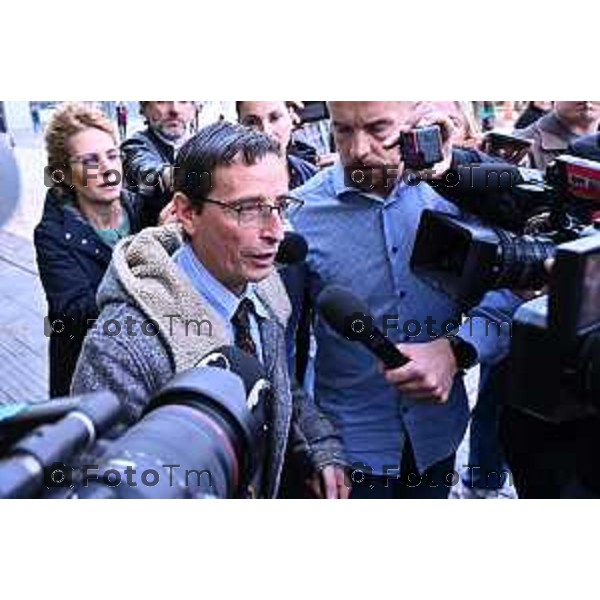 Tiziano Manzoni/LaPresse 29-10- 2024 Bergamo, Italia Cronaca Nera Bergamo interrogatorio per l\'omicidio di Sara Centelleghe, a Jashandeep Badhan ricoverato in ospedale papa giovanni XXIII l\'avvocato>Fausto Micheli