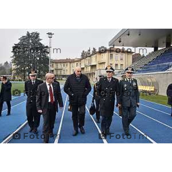 Tiziano Manzoni/LaPresse 18-11- 2024 Bergamo, Italia Cronaca Bergamo ccademia Guardia di Finanza, On. Guido Crosetto, incontro conferenziale dal titolo “Leadership e strategia in tempo di crisi: come prepararsi e capire le sfide che dovremo affrontare”. 2024