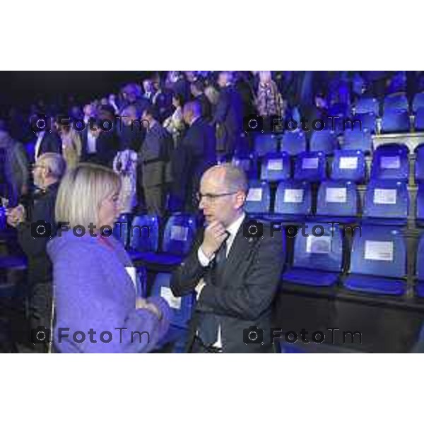 Tiziano Manzoni/LaPresse 20-11-2024 Italia Cronaca Bergamo Apertura ChorusLife e presentazione in arena con la famiglia Bosatelli 2024