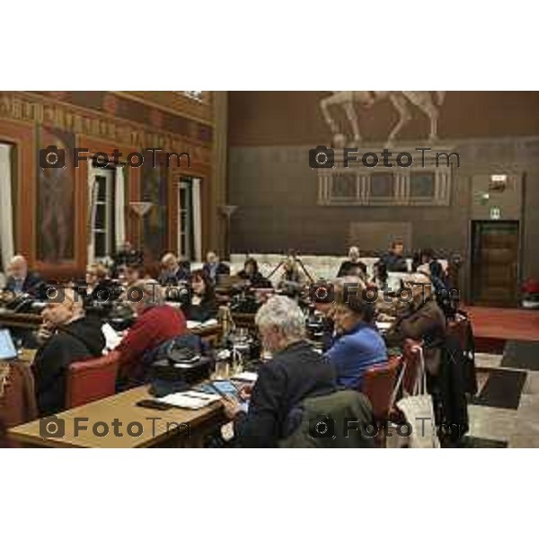 Tiziano Manzoni/LaPresse 19-12- 2024 Italia Cronaca Bergamo consiglio comuinale programmativo del mandato politico Carnevali