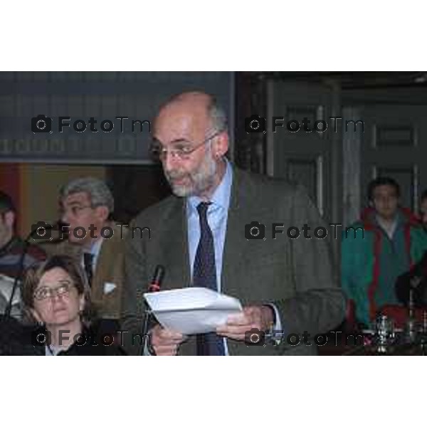 nella foto Bruni Roberto archivio Manzoni anno 2003/4 Archivio Manzoni