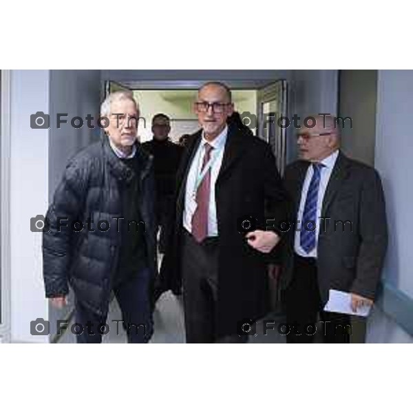 Tiziano Manzoni/LaPresse 6-1- 2025 Italia Cronaca Ospedale di Treviglio-Caravaggio inaugurazione Acceleratore Lineare Welfare, Guido Bertolaso.