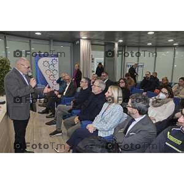 Tiziano Manzoni/LaPresse 18-1- 2025 Italia Cronaca Dalmine Centrale UNICA 116117 di Bergamo, gestione della ex guardia medica, punto di arrivo di un percorso condiviso tra la Direzione Generale Welfare di Regione Lombardia, AREU, ATS Bergamo e le tre ASST Papa Giovanni XXIII, Bergamo Est e Bergamo Ovest.