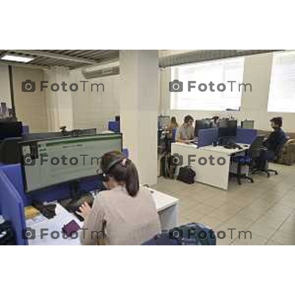 Tiziano Manzoni/LaPresse 18-1- 2025 Italia Cronaca Dalmine Centrale UNICA 116117 di Bergamo, gestione della ex guardia medica, punto di arrivo di un percorso condiviso tra la Direzione Generale Welfare di Regione Lombardia, AREU, ATS Bergamo e le tre ASST Papa Giovanni XXIII, Bergamo Est e Bergamo Ovest.