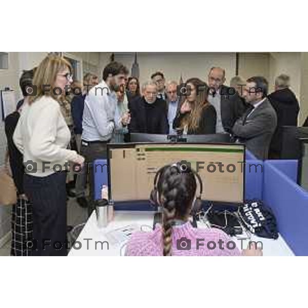 Tiziano Manzoni/LaPresse 18-1- 2025 Italia Cronaca Dalmine Centrale UNICA 116117 di Bergamo, gestione della ex guardia medica, punto di arrivo di un percorso condiviso tra la Direzione Generale Welfare di Regione Lombardia, AREU, ATS Bergamo e le tre ASST Papa Giovanni XXIII, Bergamo Est e Bergamo Ovest.