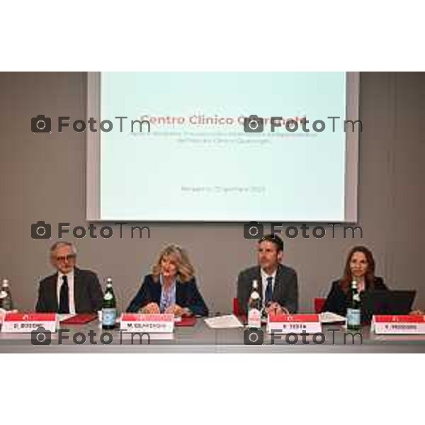 Tiziano Manzoni/LaPresse 22-1- 2025 Italia Cronaca Bergamo L’Istituto Clinico Quarenghi in occasione del centenario della fondazione presenta il progetto del nuovo centro clinico di Bergamo