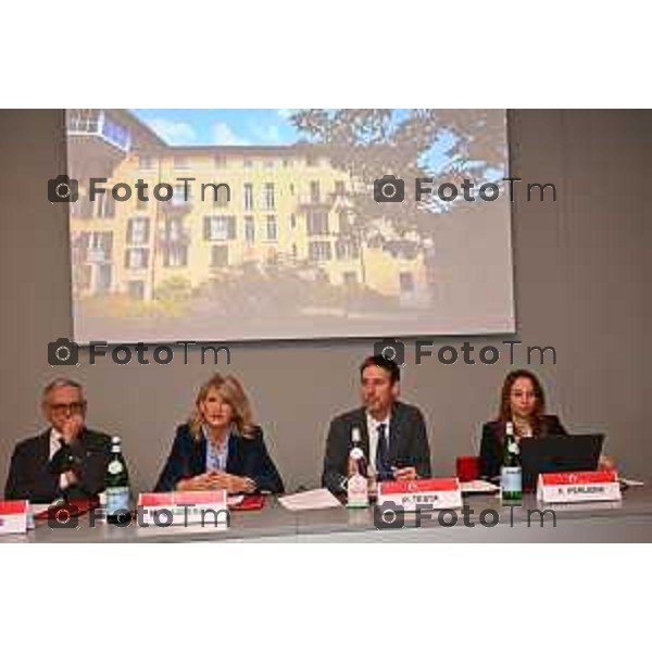 Tiziano Manzoni/LaPresse 22-1- 2025 Italia Cronaca Bergamo L’Istituto Clinico Quarenghi in occasione del centenario della fondazione presenta il progetto del nuovo centro clinico di Bergamo