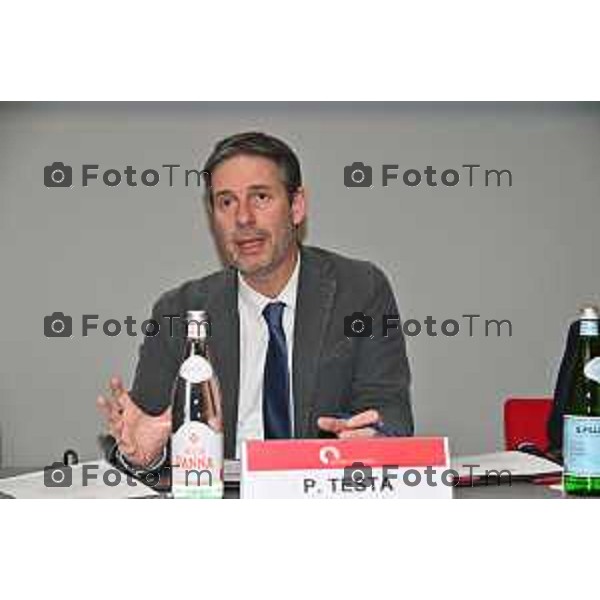 Tiziano Manzoni/LaPresse 22-1- 2025 Italia Cronaca Bergamo L’Istituto Clinico Quarenghi in occasione del centenario della fondazione presenta il progetto del nuovo centro clinico di Bergamo Paolo Testa, progettista e direttore lavori CED Ingegneria