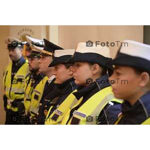 Tiziano Manzoni/LaPresse 24-1- 2025 Italia Cronaca presentazione del nucleo polizia di prossimità appiedato la Sindaca Elena Carnevali, l’assessore alla Sicurezza Giacomo Angeloni con la comandante della Polizia Locale Monica Porta.