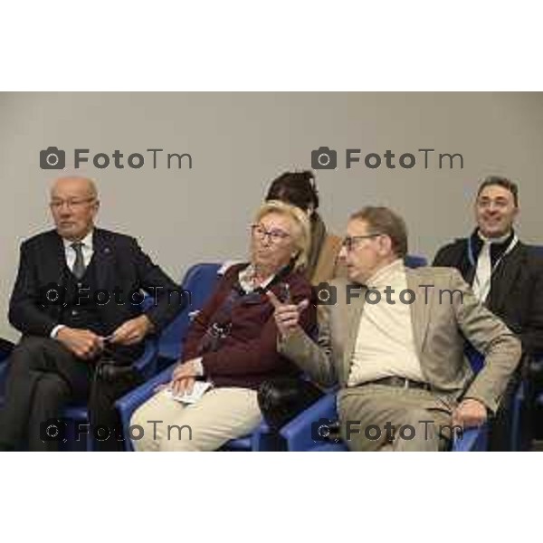 Tiziano Manzoni/LaPresse 24-1- 2025 Italia Cronaca Bergamo inaugurato ufficialmente Habilita Sport Medicine Presidente Dott. Roberto Rusconi e Direttore Generale Andrea Rusconi con gli sportivi De Ron e Dovizioso