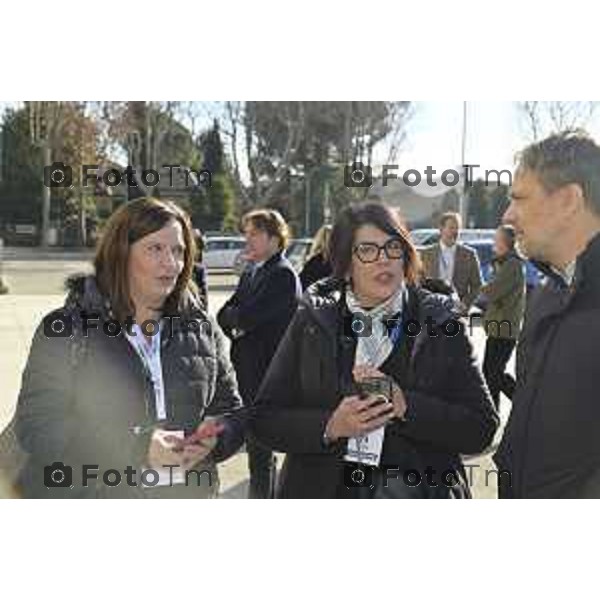 Tiziano Manzoni/LaPresse 24-1- 2025 Italia Cronaca Bergamo inaugurato ufficialmente Habilita Sport Medicine Presidente Dott. Roberto Rusconi e Direttore Generale Andrea Rusconi con gli sportivi De Ron e Dovizioso